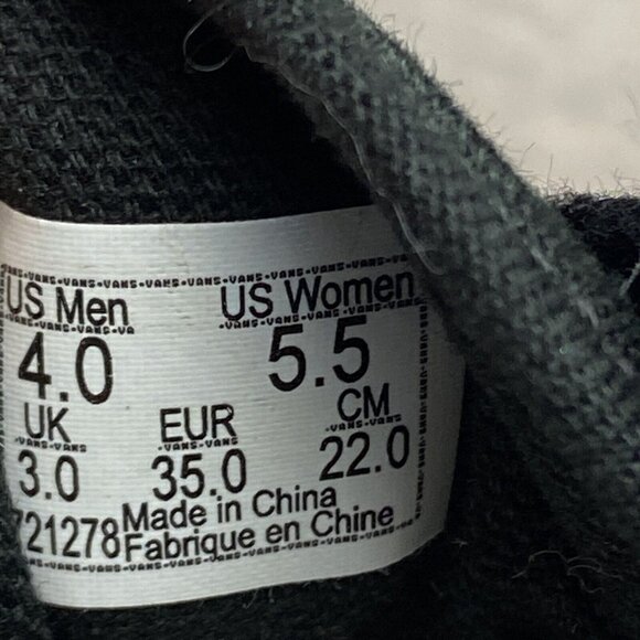 RARE VANS Authentic Black RASTA‎ Red Yellow Green Men 4 Women 5.5 Snoop - Picture 10 of 13